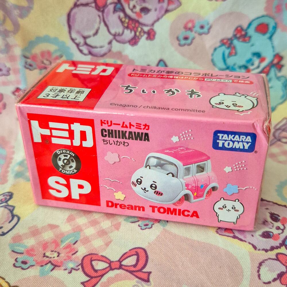 Takara Tomy Dream Tomica SP Chiikawa Pink Character Car Japan NIB